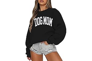 KNEYATTA Women's Dog Mom Sweatshirt: Celebrate the Bond with Your Furry Friend!