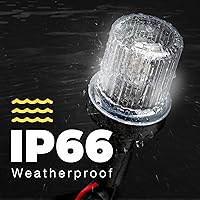 Vista 5 de EVERBEAM Luz de anclaje ajustable de acero inoxidable P800 para barcos de pesca y embarcaciones marítimas - Proporciona visibilidad de 360 grados