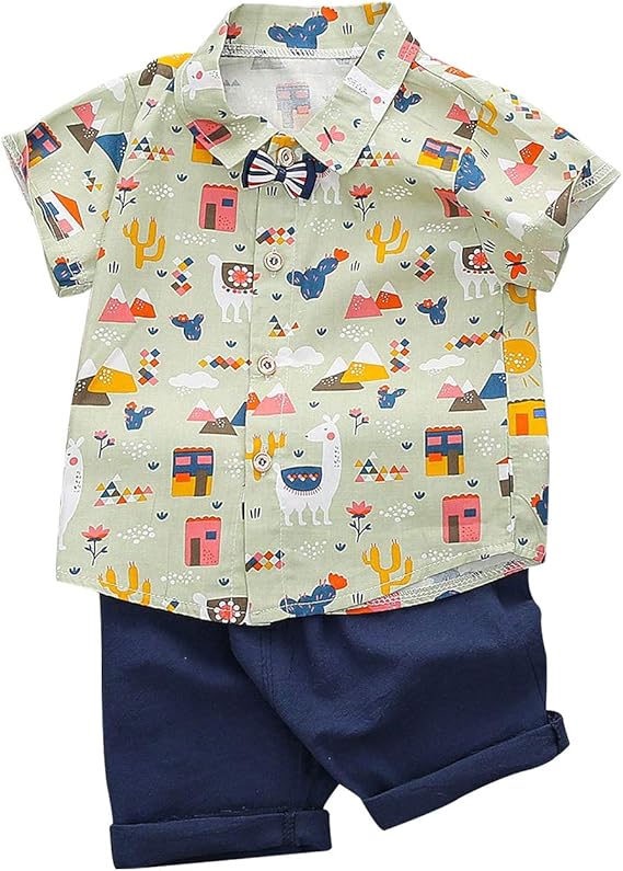 Amazon ケヤカ Keyaka キッズ ベビー アロハシャツ ショートパンツ 上下セット 紳士服 男の子 半袖 シャツ 短パン 子供服 ハワイ風 動物柄 ビーチウェア 幼児服 通園 出産祝い 旅行 海 リゾート かわいい ショートパンツ ハーフパンツ 通販