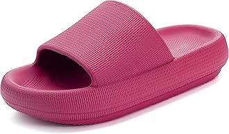 BRONAXPillow Slippers for Women and Men | House Slides Shower Sandals | Cushioned Thick Sole