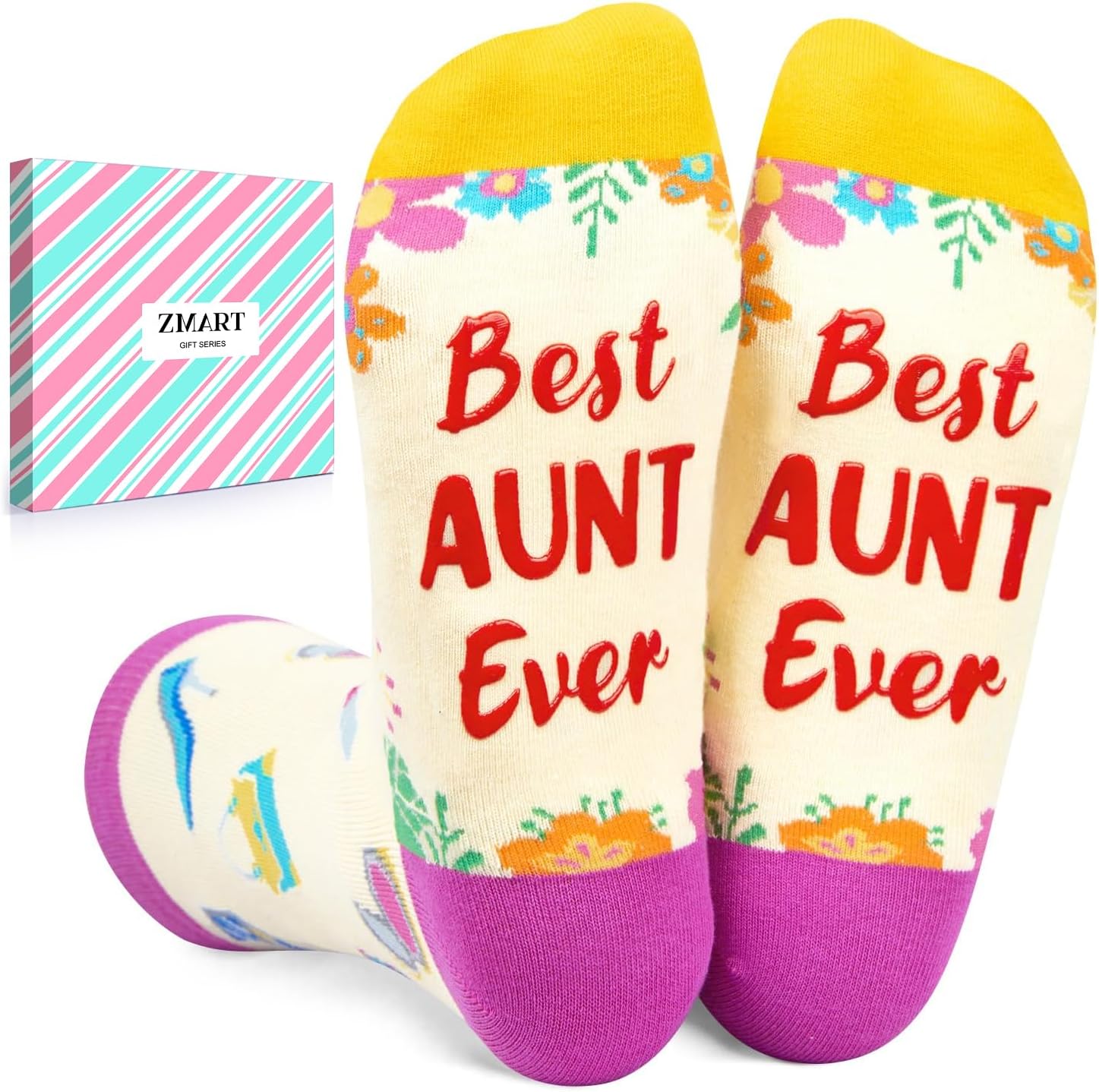 Zmart Mothers Day Socks - Daughter Siste Mother in Law Gifts, Mom Nana Aunt Socks