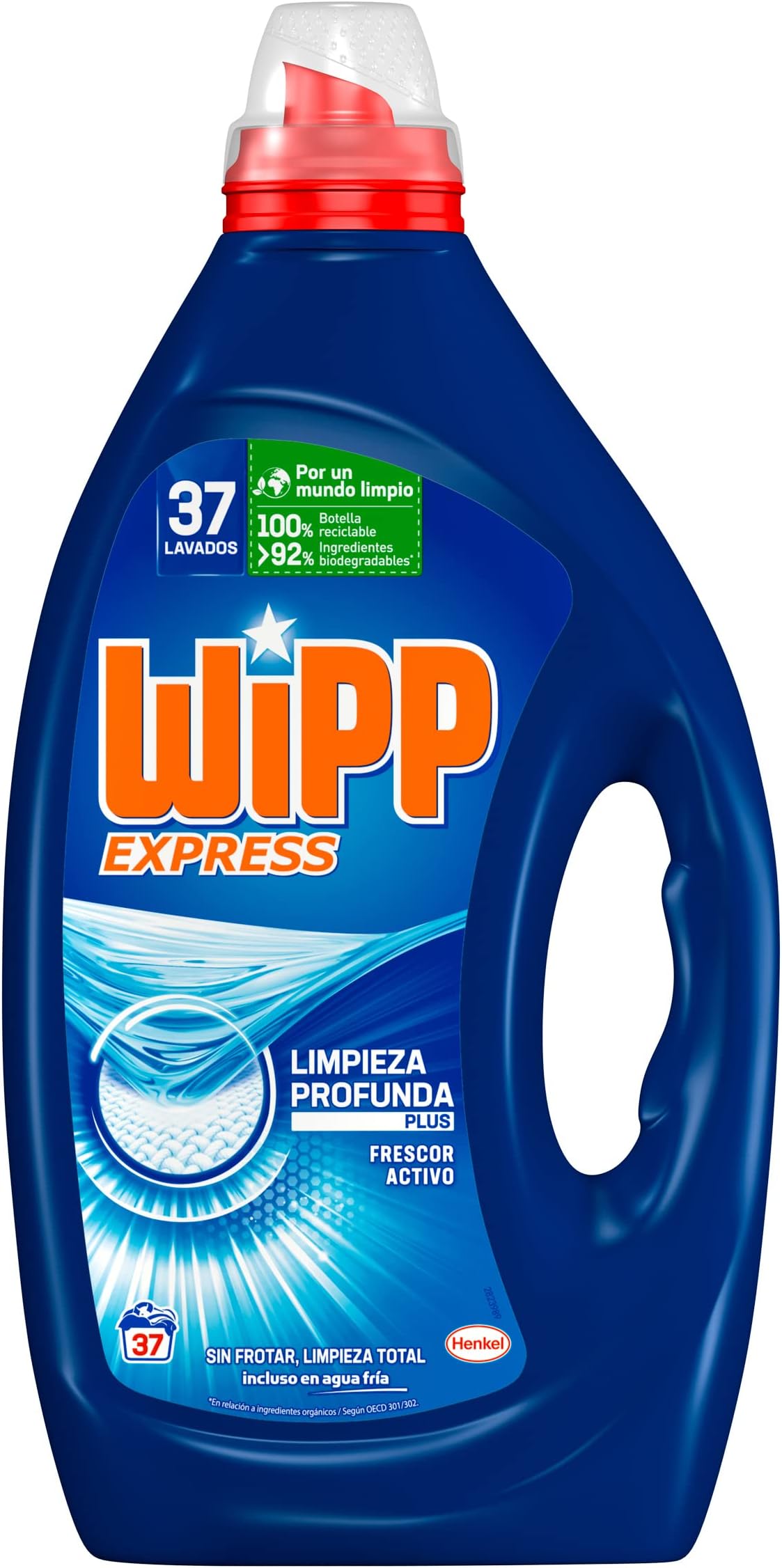 Wipp Express Gel – Detergent For Clothes, Blue, 47d (3litros)