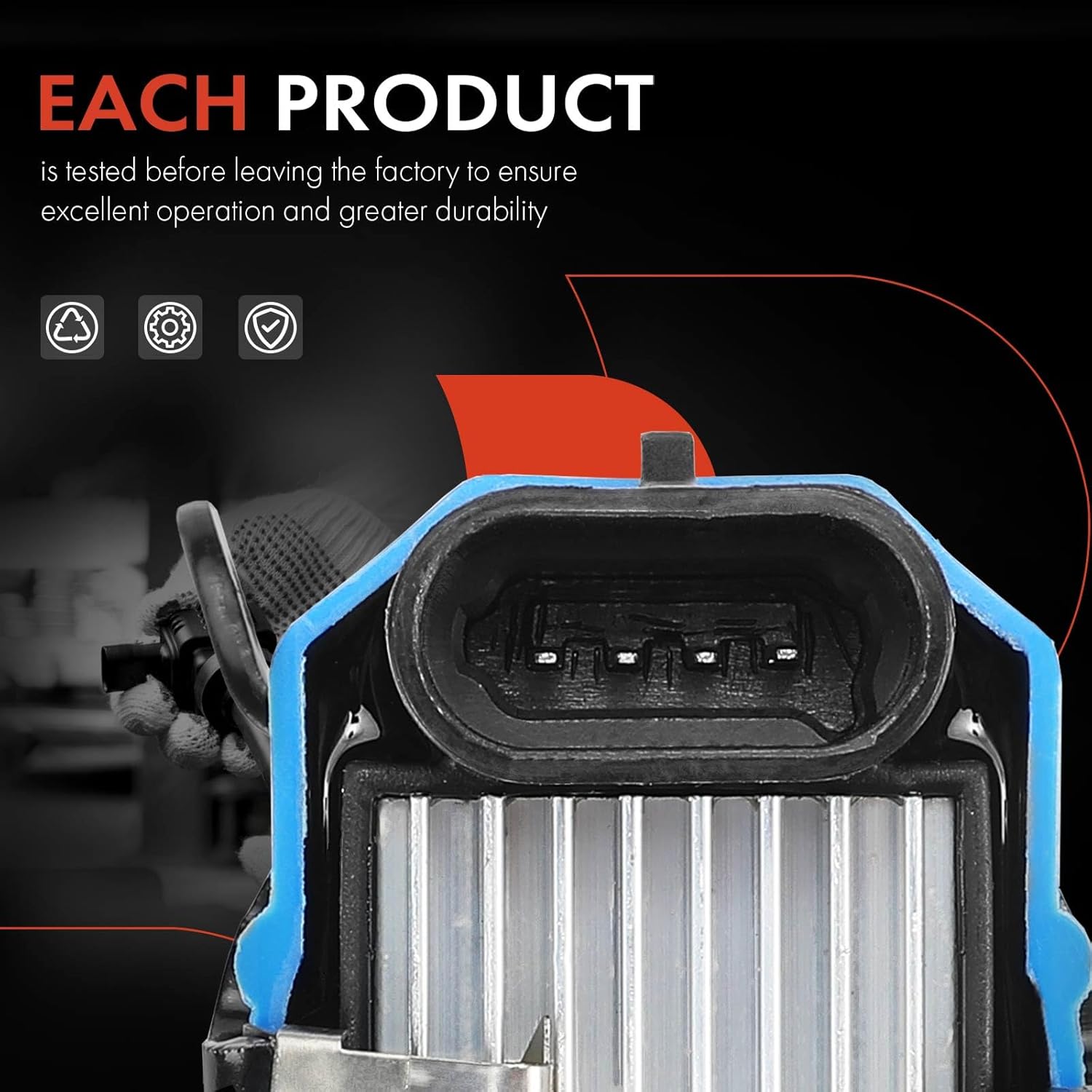 A-Premium Engine Ignition Coil Pack Compatible with Chevy Silverado 1500 2500 3500, Tahoe, Suburban, Express & GMC Sierra 3500 Classic, Yukon, Savana & Cadillac Escalade & Buick & Isuzu, 8-PC Set