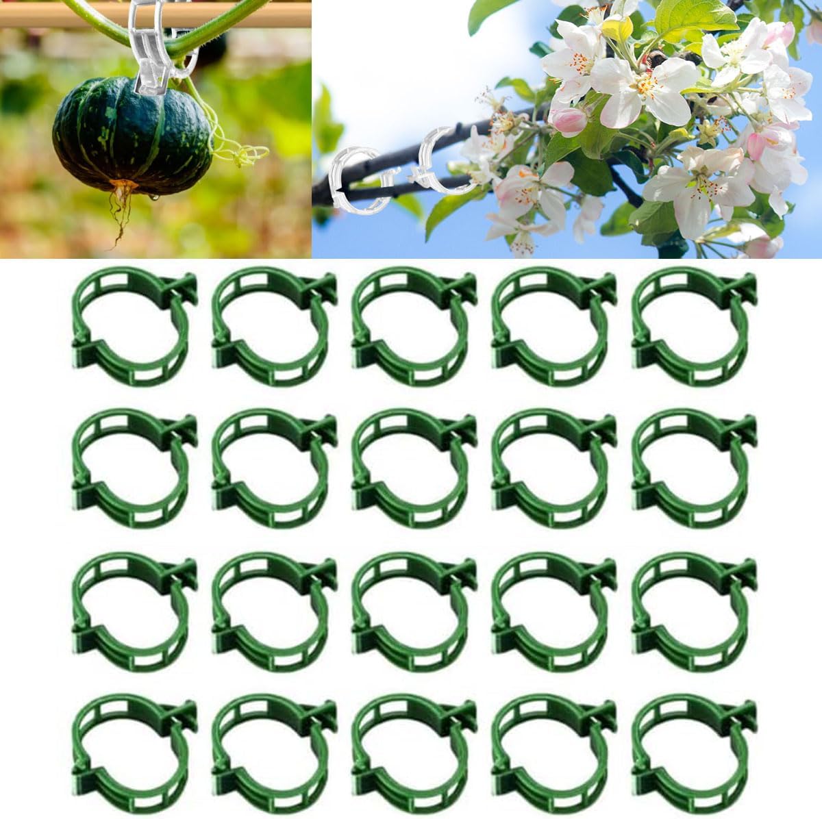 Tomato Clips, 200Pcs Plant Support Clips Garden Clips for