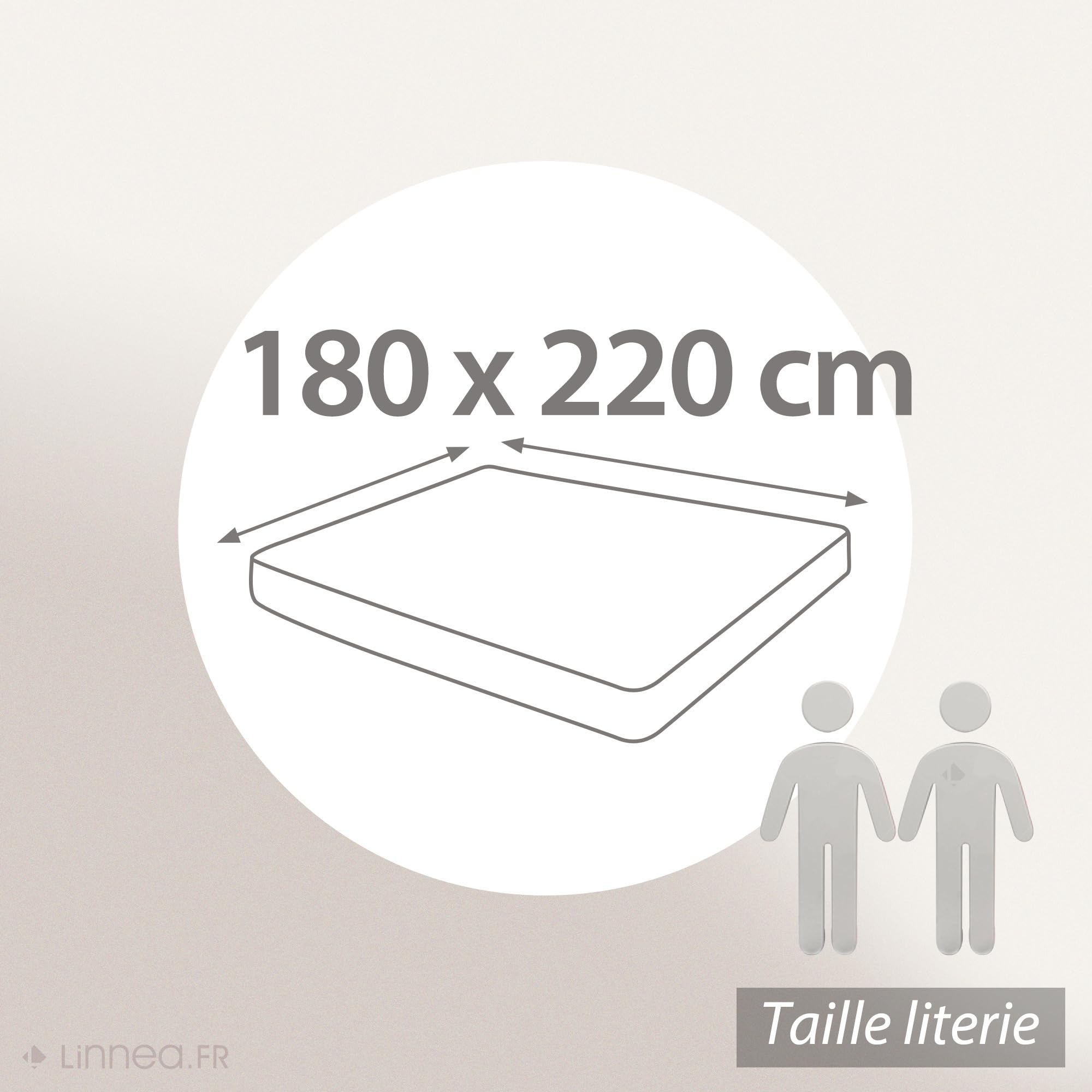 Linnea Protège Matelas 180x220 cm Antonin Molleton Absorbant traité Anti-acariens Bonnet 30cm