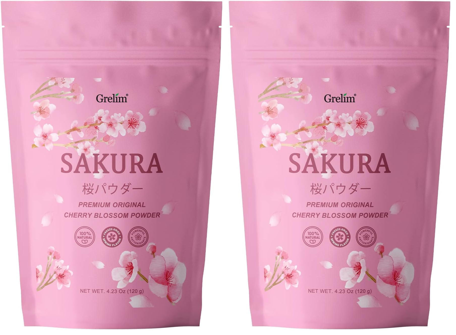 Amazon.com : GRELIM Sakura Powder Premium Original Cherry Blossom