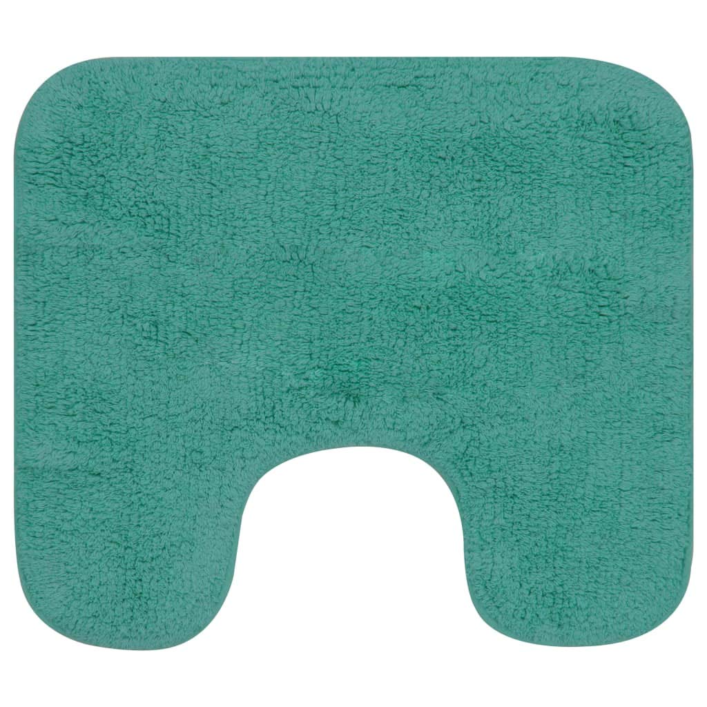 Tidyard Ensemble de 3 tapis de bain | Tapis de salle de bain | Tapis de bain avec cadre WC et tapis WC en coton | Ensemble de salle de bain antistatique et facile d'entretien au choix