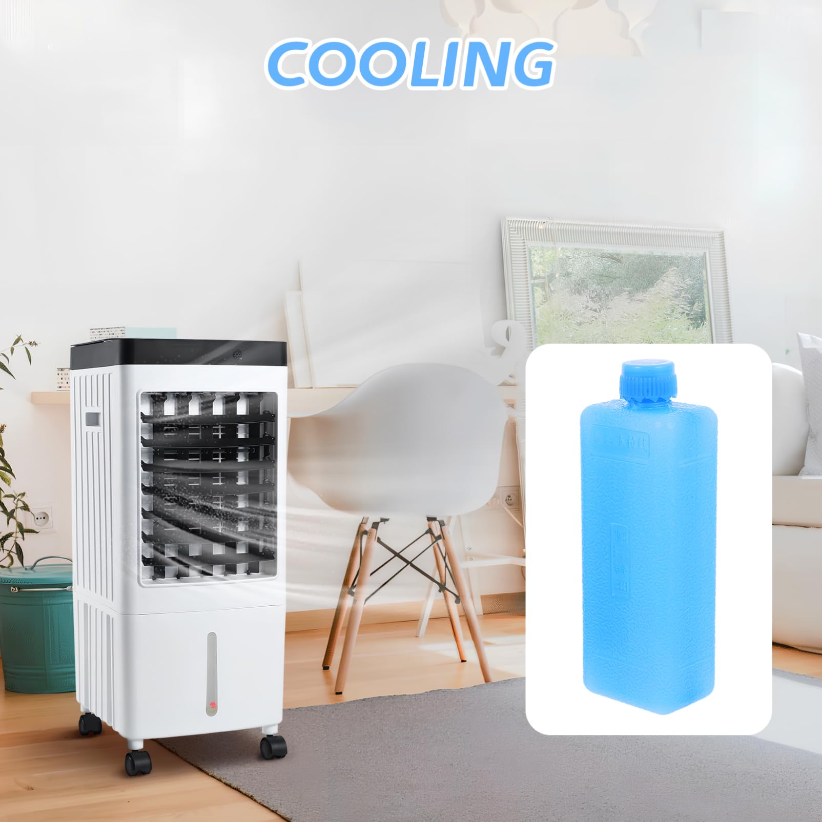 BESPORTBLE 4 Pcs Reusable Cooler Ice Packs: Fillable Ice Container for Coolers Freezer Packs for Lunch .50X4.00CM