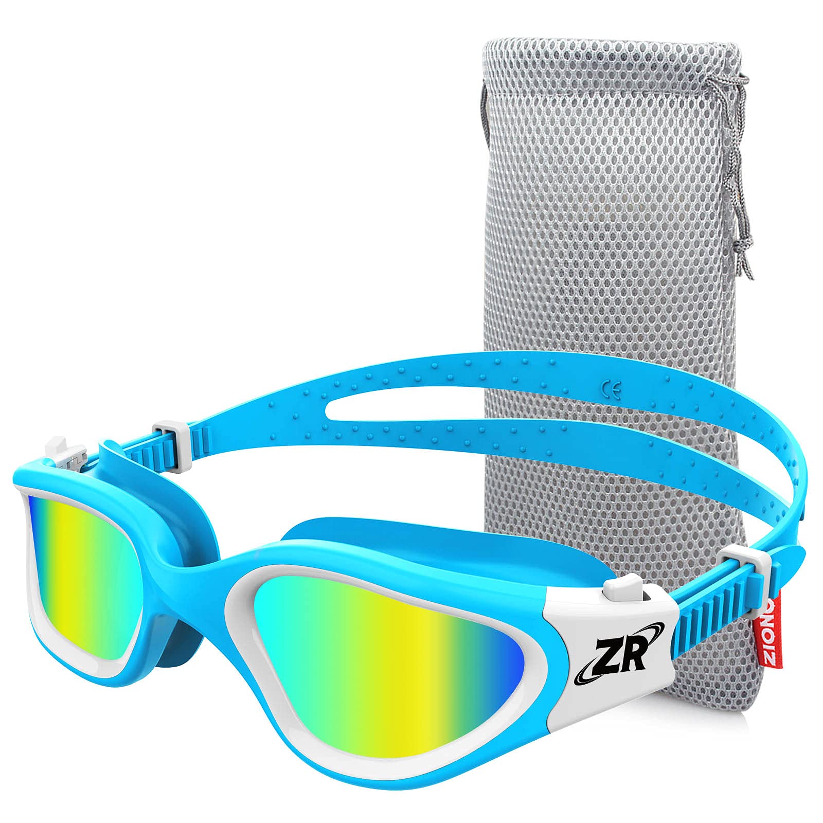 ZIONOR Schwimmbrille Kinder, G1MINI Polarisiert/non Polarisiert Komfortabel Kinder Schwimmbrille, Anti Nebel UV-Schutz Schwimmbrille für Mädchen und Jungen (Jahre 6-14)