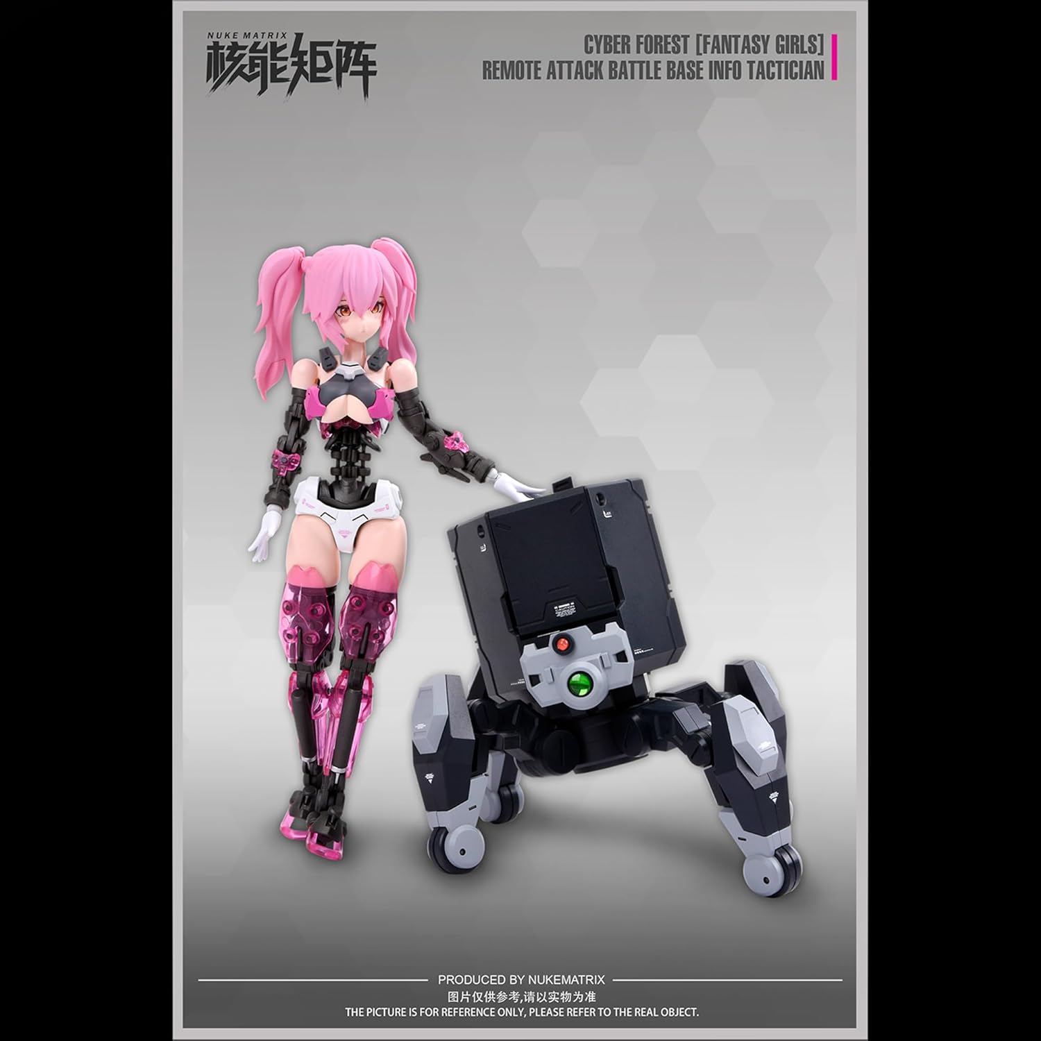 Nuke Matrix 1/12 Action Figures - Remote Attack Battle Base Info Tactician - 6'',Assembly Kit,Classic Character,Collectible,Age 15 and Above