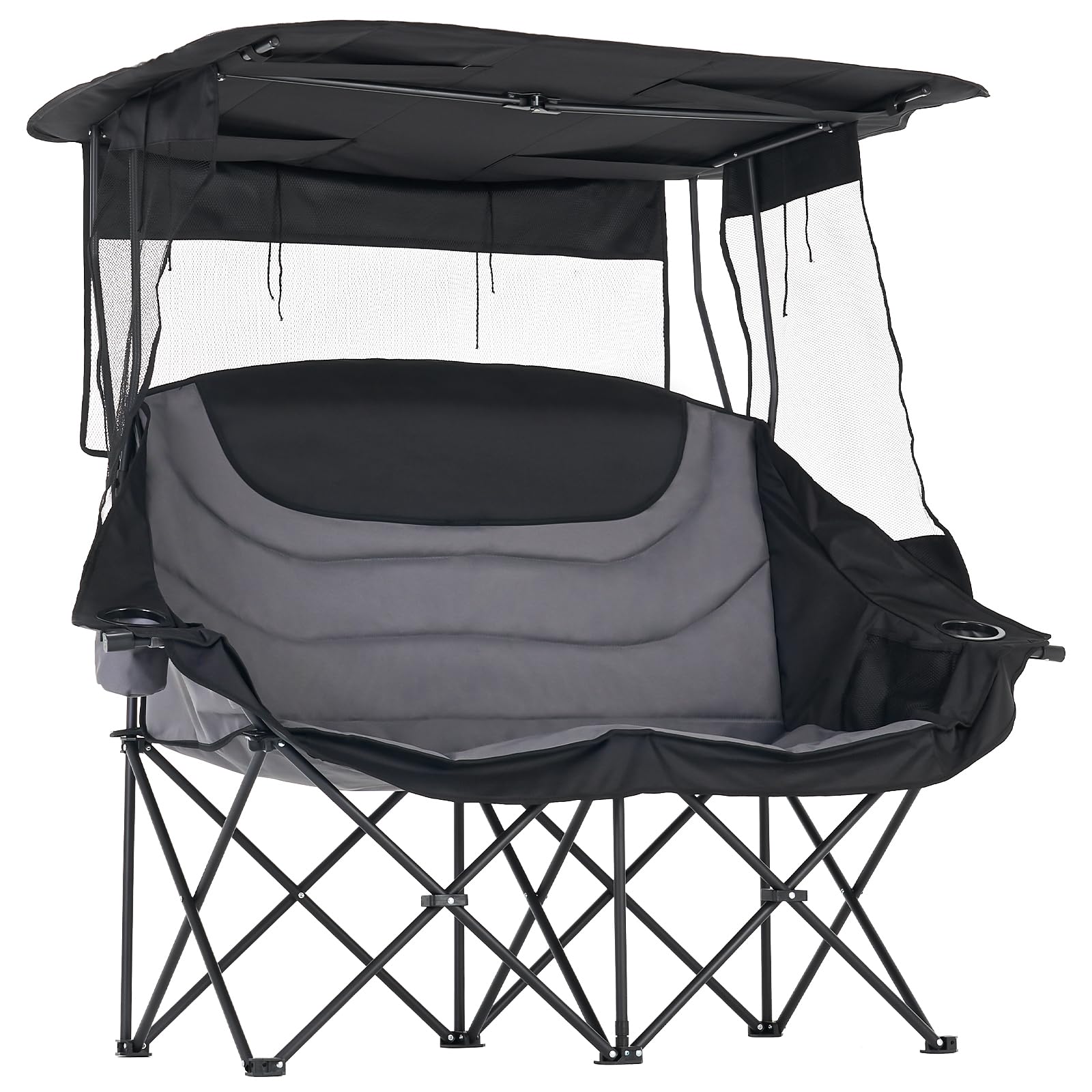 Amazon.com : DoCred Double Beach Camping Chair with Canopy