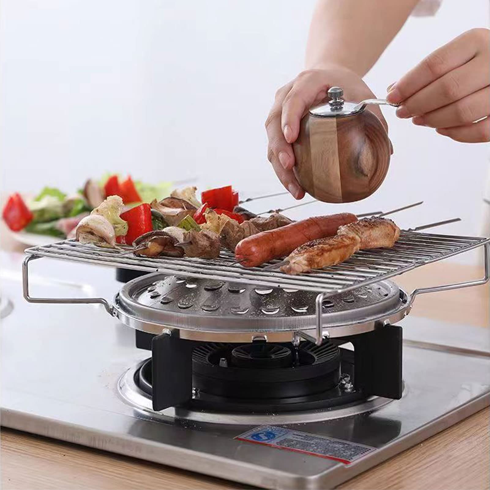 Amazon | バーベキューグリル 焼き網 カセットコンロ ガステーブル