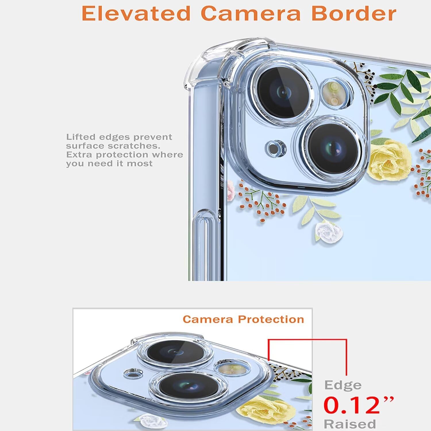 ILING Coque Pour Vivo Y03 / Vivo Y28s 5G / Vivo Y18, Très Mince