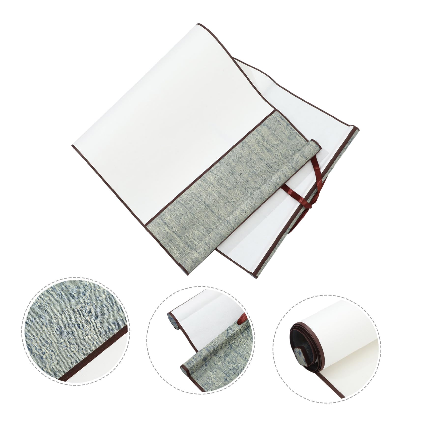 IWOWHERO Hanging Scroll Art Chinese Paper Calligraphy Decorative Wall Art Blank Painting Scroll