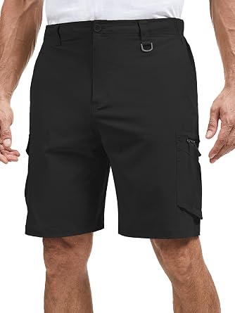 Mens Cargo Shorts, Lightweight Hiking Shorts for Men, Multi-Pocket Quick Dry Fishing ShortsFor Golf,Camping, Travel