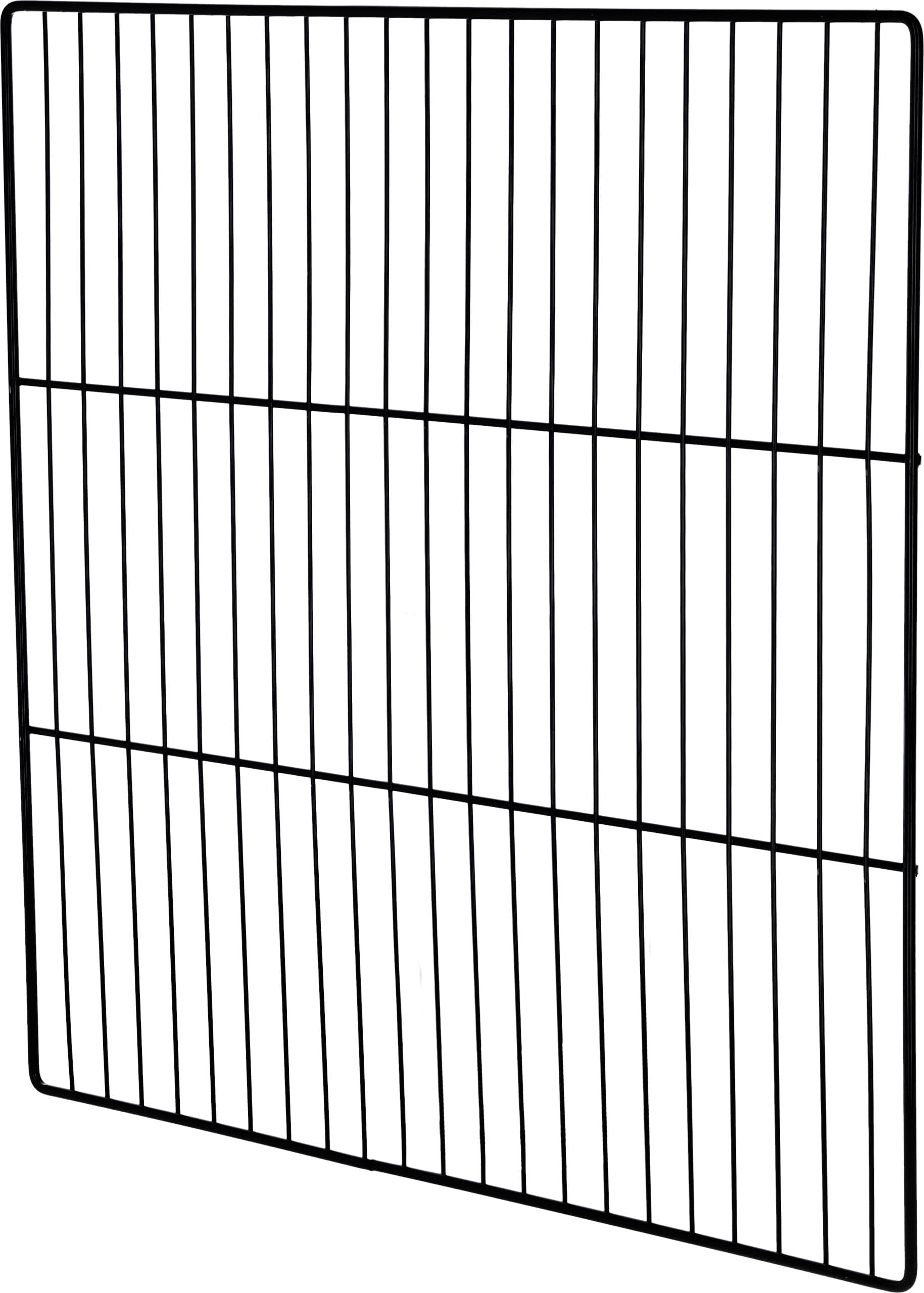 Kerbl Pet Ampliamento per recinti all'aperto, 6 elementi aggiuntivi in rete metallica, 35x35cm ciascuno, metallo, nero, ampliabile a piacere