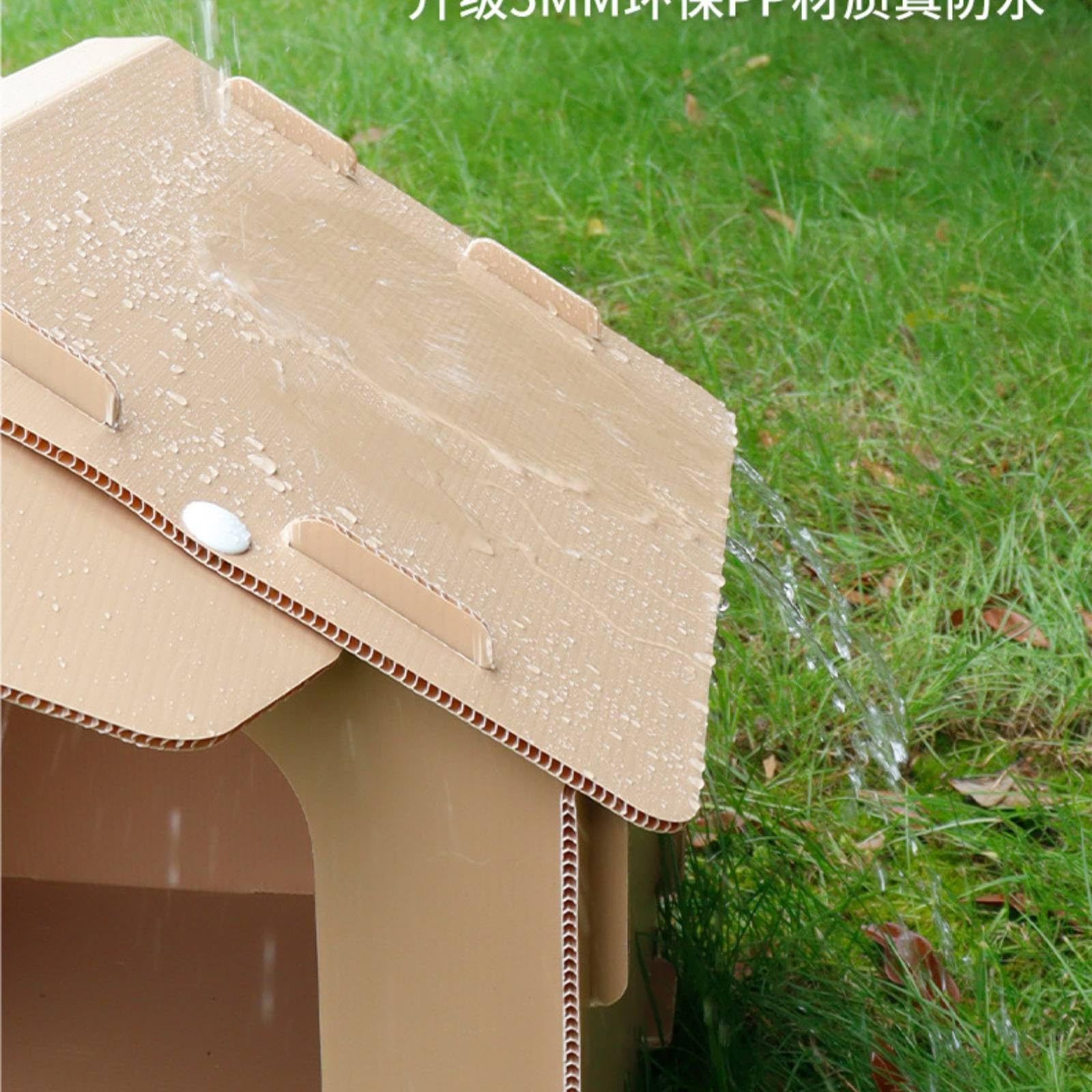 MERIGLARE Stabil Katzenfutterhaus