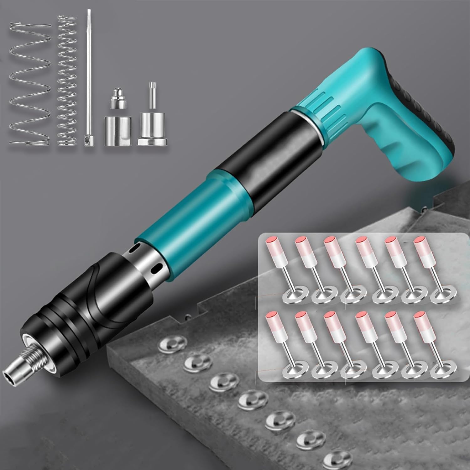 Obedient Manual Steel Nail Gun Tool, Concrete Gun, Portable Mini Shooting Machine,12 pcs Nails Walls Fixing Tool for Cement, Ceiling, Metal Power Household Woodworking Machine & 5 Adjustable Speed (B0D4Z2X6D9) Amazon Price History, Amazon Price Tracker