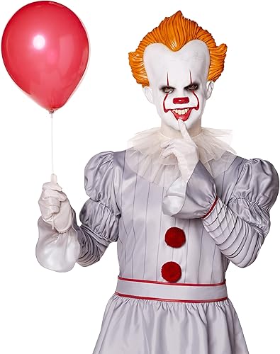 Miniatura 3 de Spirit Halloween It - Disfraz de Pennywise para adultos, con licencia oficial, terror, cosplay de payaso, grupo