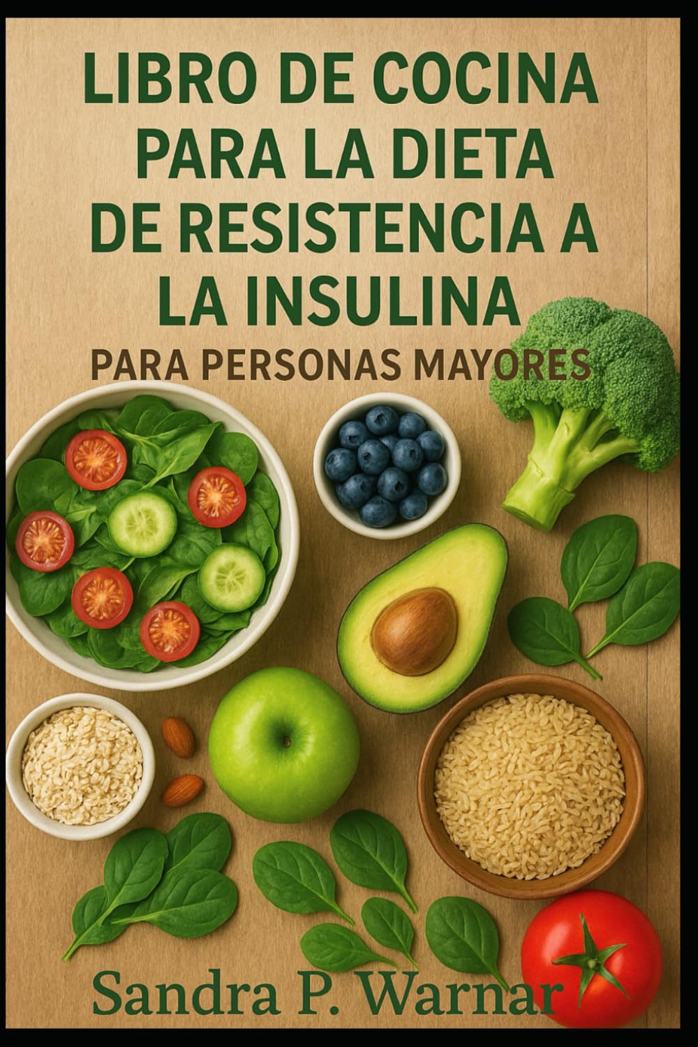 LIBRO DE COCINA PARA LA DIETA DE RESISTENCIA A LA INSULINA PARA PERSONAS MAYORES: Comidas Fáciles y Saludables para un Azúcar Estable y Más Energía