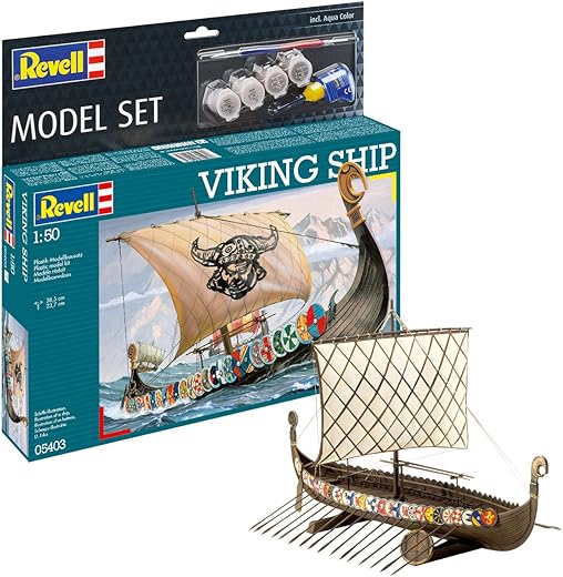 Revell – Maqueta para montar Barco vikingo Revell.