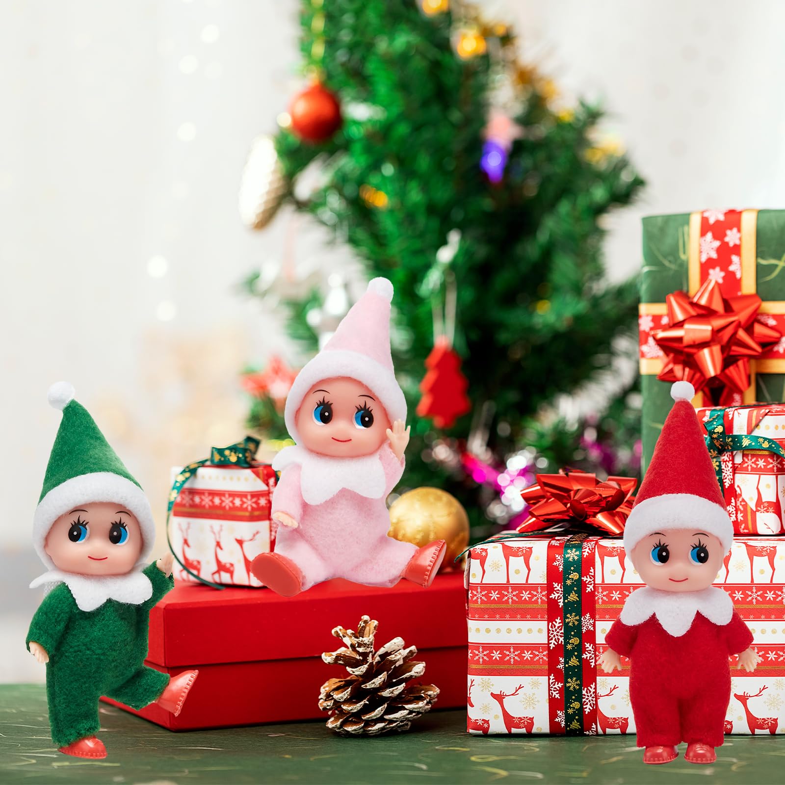 OnlyPRIME Weihnachtself Set - Elfen Figur Mit Geschichte Für Weihnachtsdekoration