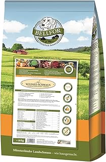 Bellfor Wildsee-Schmaus High Quality Grain-Free Dog Dry Food with Duck with High Digestibility without Animal Derivatives (10 kg) - Dog Food with High Meat Content product image