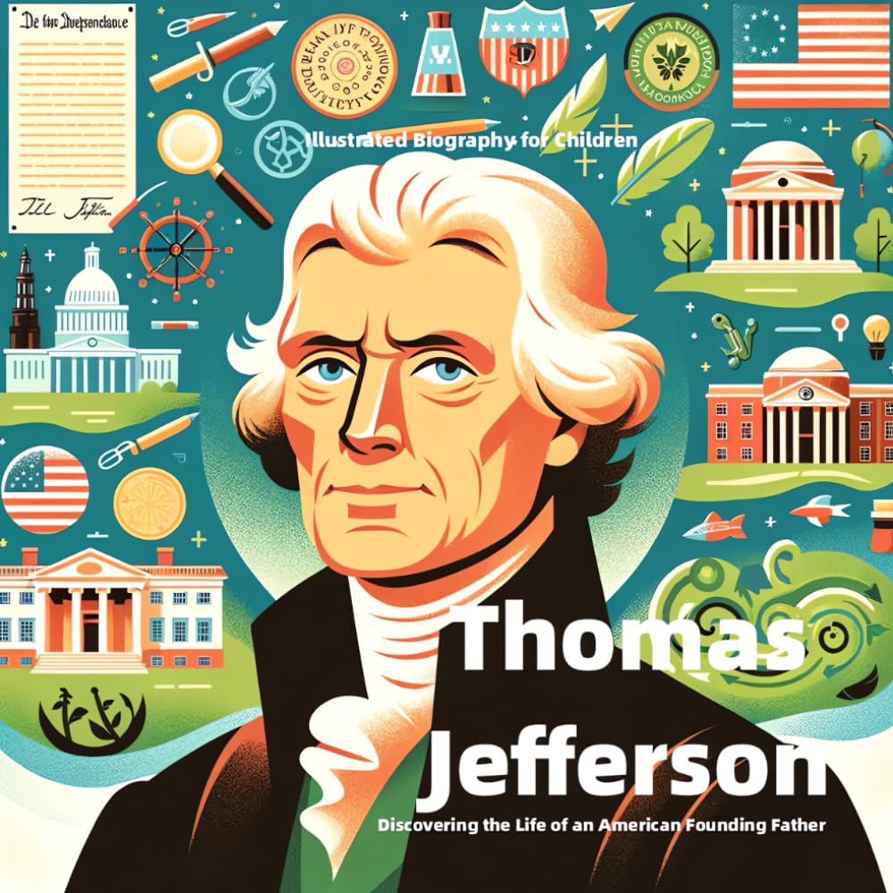Thomas Jefferson: Illustrated Biography for Children: Discovering the Life of an American Founding Father (Illustrated Biographies for Children)
