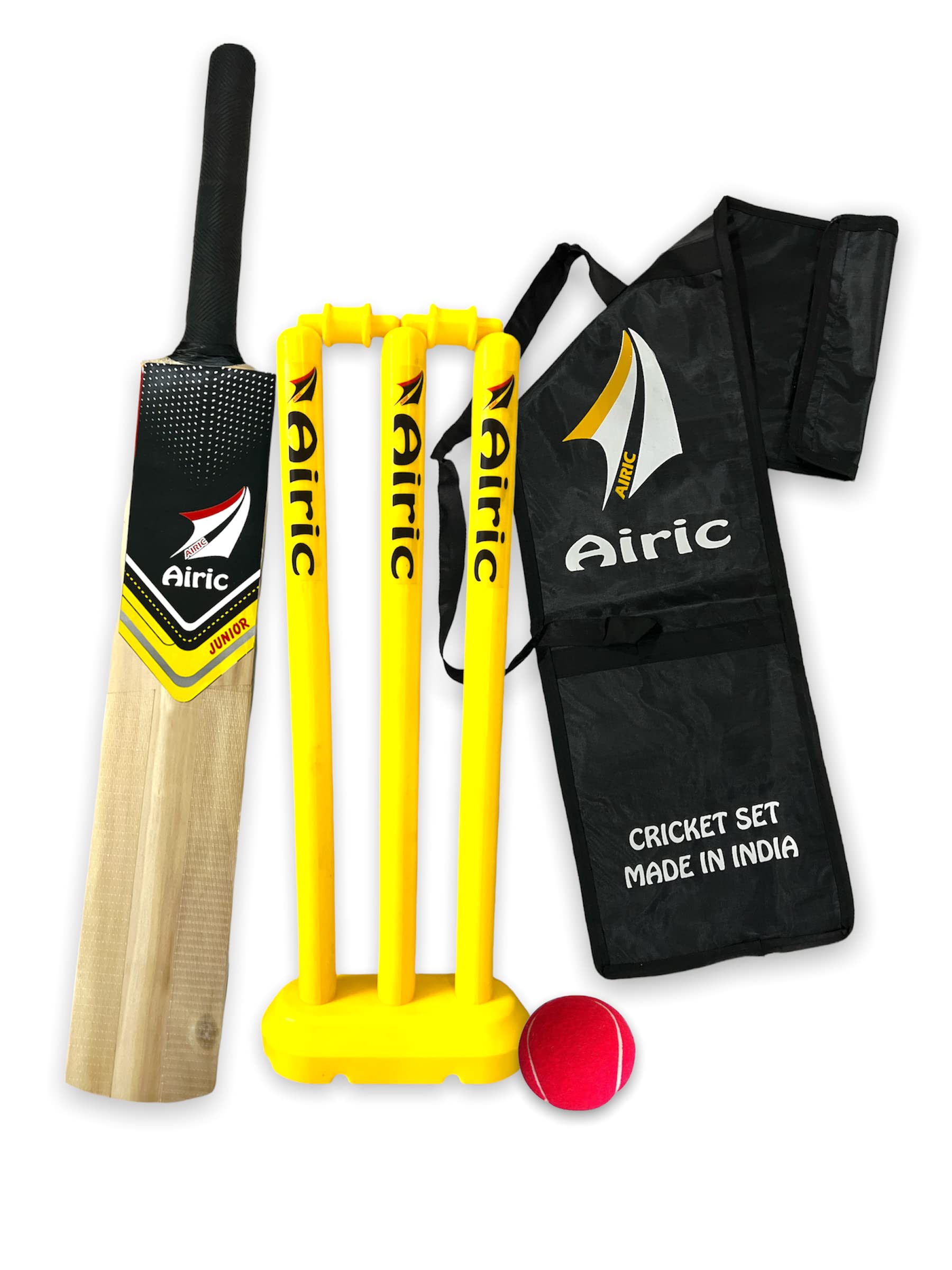 Airic Dashing Kashmiri Popular Willow bat with Plastic Wicket Set for Kids Cricket Kit (Bat Size 2) (B0B71DRMRK) Amazon Price History, Amazon Price Tracker