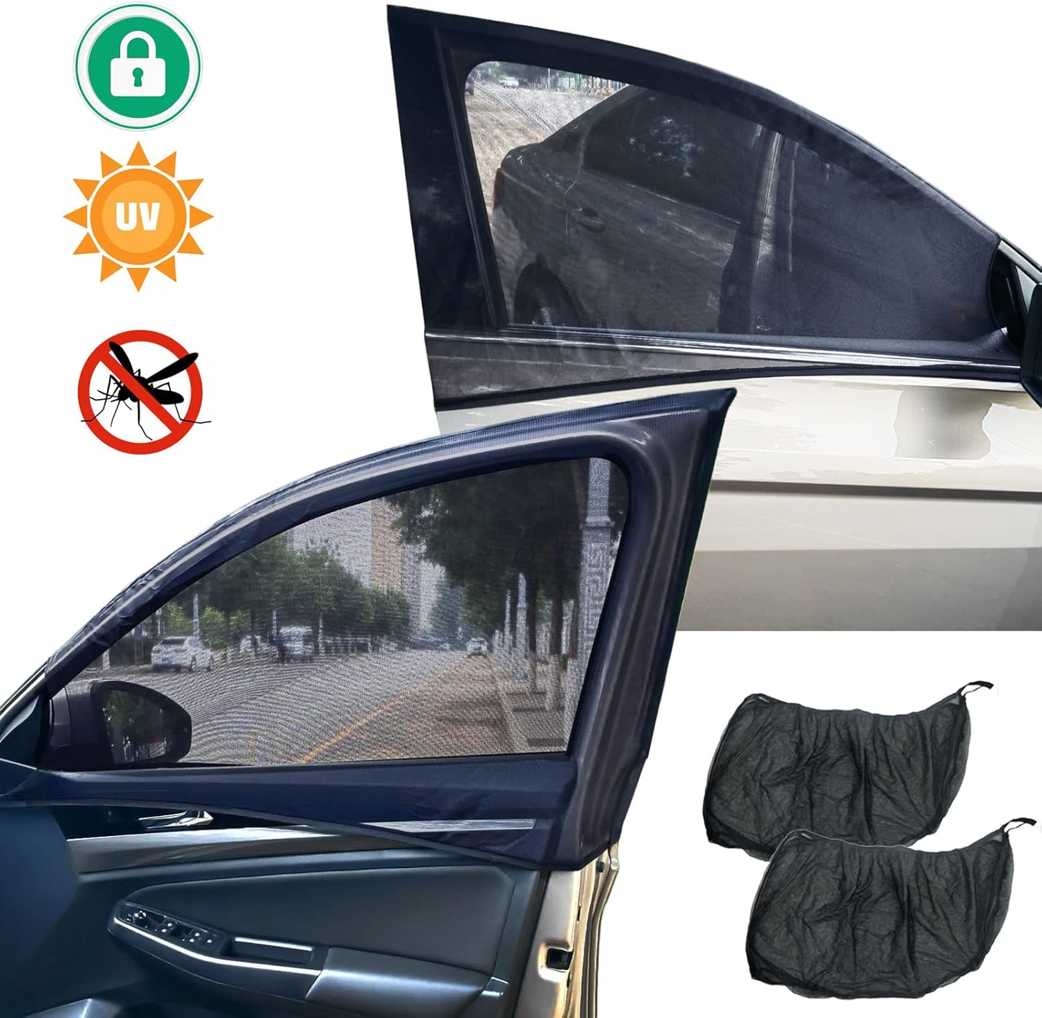 Car Front Window Sun Shade, Car Window Shades, for Side