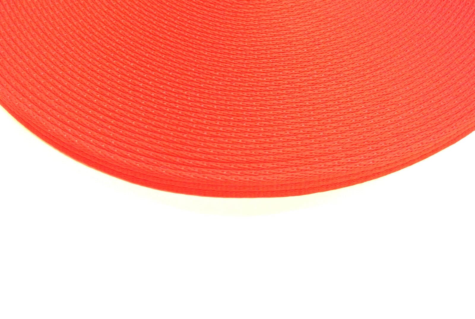 20mm Polyester Air Webbing Heavy Duty Strap For Backpacks Handles Bags Straps Dog Leads Collars (10 Metres, Red) โ image 1