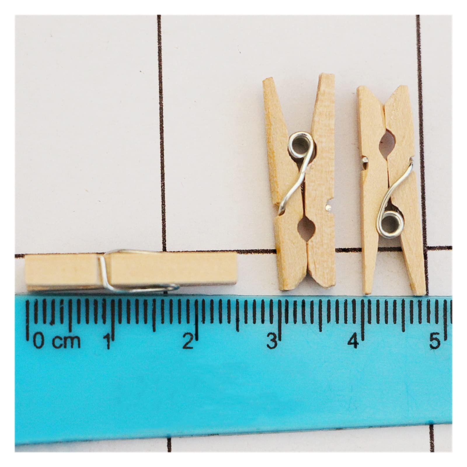 100/300/500/1000 Uds Mini Pinza de Madera for Ropa 2,5 cm Pinzas for Ropa Nota Abrazadera Foto Clip decoración DIY Boda Fiesta Dropshipping(500pcs-2.5 X 0.3cm)
