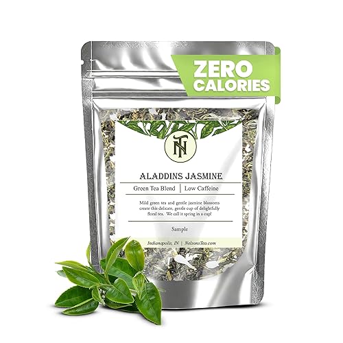Nelson's Tea - Jazmín de Aladino - Té verde de hojas sueltas - Té verde infundido con jazmín (muestra) disponible en Yaxa Costa Rica