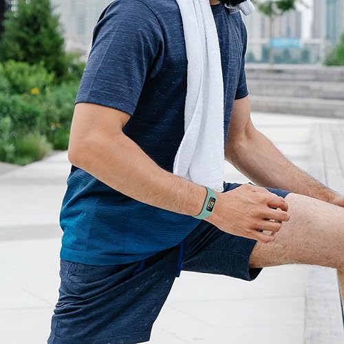 Miniatura 6 de FONREST Correa compatible con Fitbit-Charge-543, correa de silicona suave lavable de una sola pieza, correa de repuesto deportiva para rastreador de