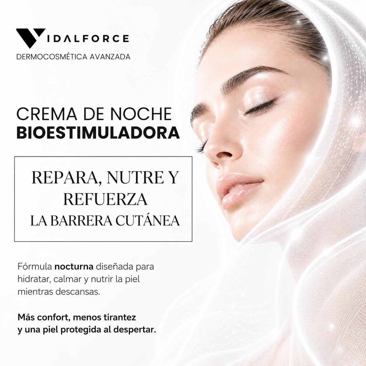 GLOW NIGHT Crema Antiarrugas - Rejuvenece 5 años - Crema Noche I 100/100 en Yuka I Retinol Encapsulado, Ácido Hialurónico Full-Spectrum y Bakuchiol 50ml