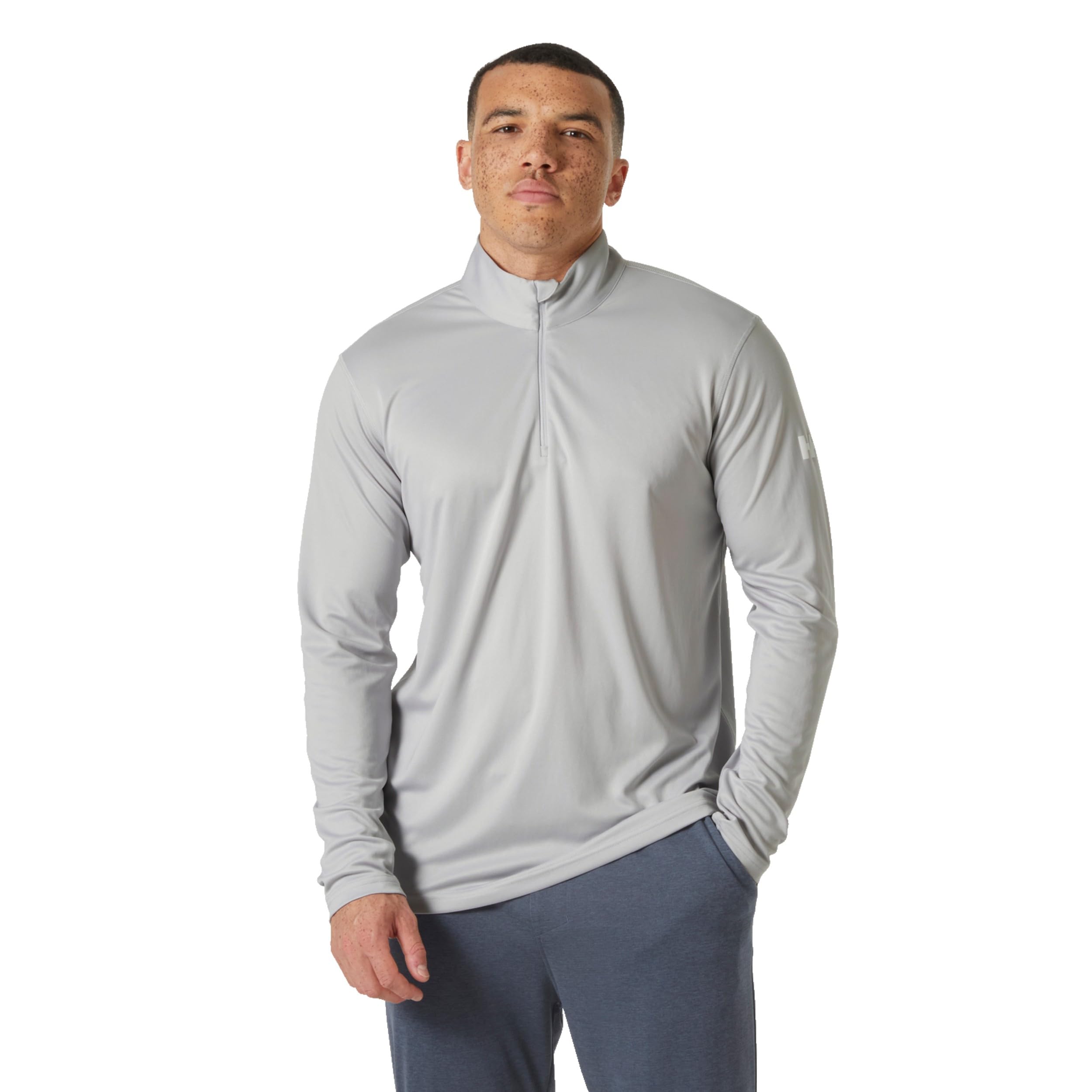 Helly Hansen Hombre Camiseta HH Tech Cremallera Cuello