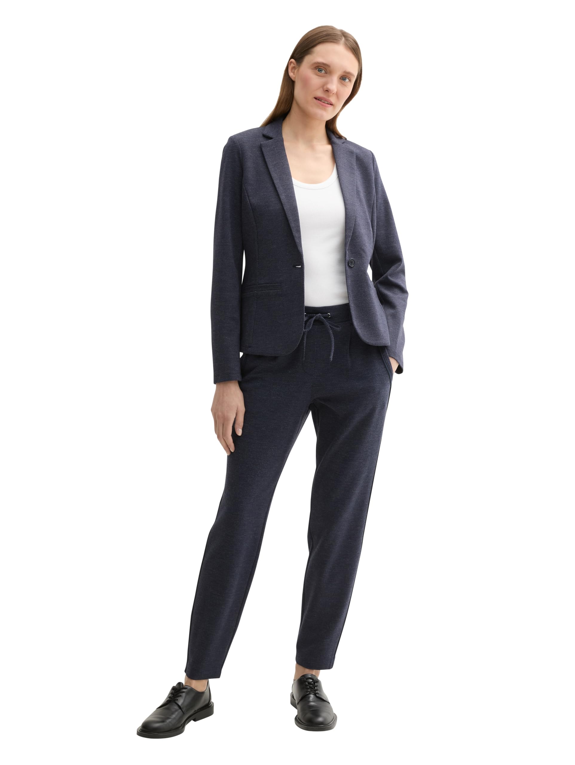 TOM TAILOR Damen Regular Fit Twill Blazer