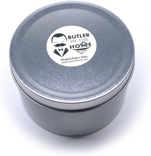 Miniatura 6 de Butler in the Home Elige tu letra favorita del alfabeto de la A a la Z o números del 0 al 9, 100 clips de papel de color negro para iniciales o