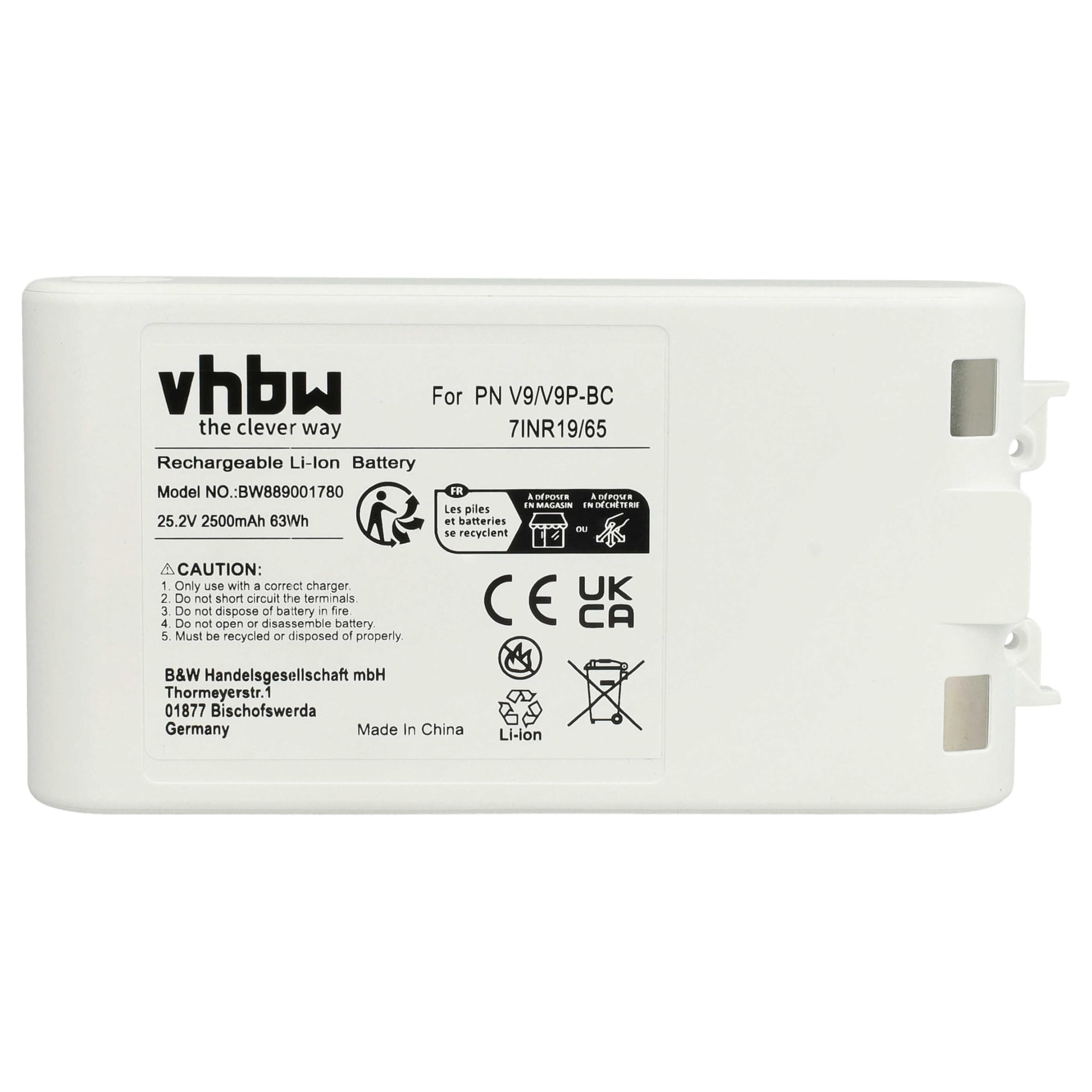Batteria per Yujin Robot iClebo Smart YCR-M05-10 YCR-M04-1 3400mAh 14,4V