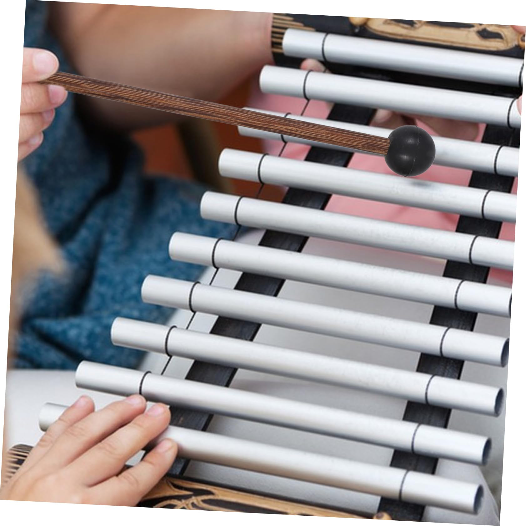 ifundom 4paia Bacchette Per Xilofono Legno Con Manico Ergonomico Strumento Percussione Per Adulti Per Insegnanti Di Musica e Appassionati Di Percussioni
