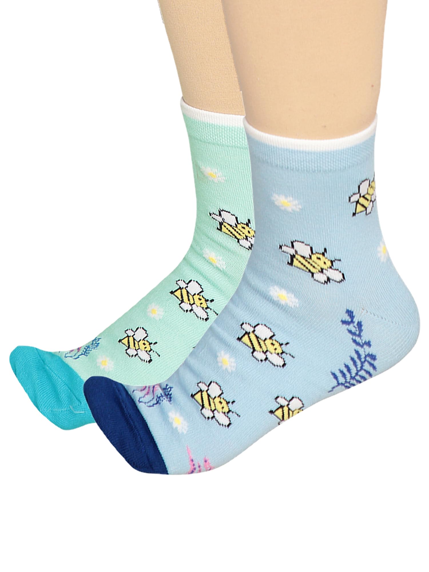 Plain Women Assorted Socks Pack of 2-image-26