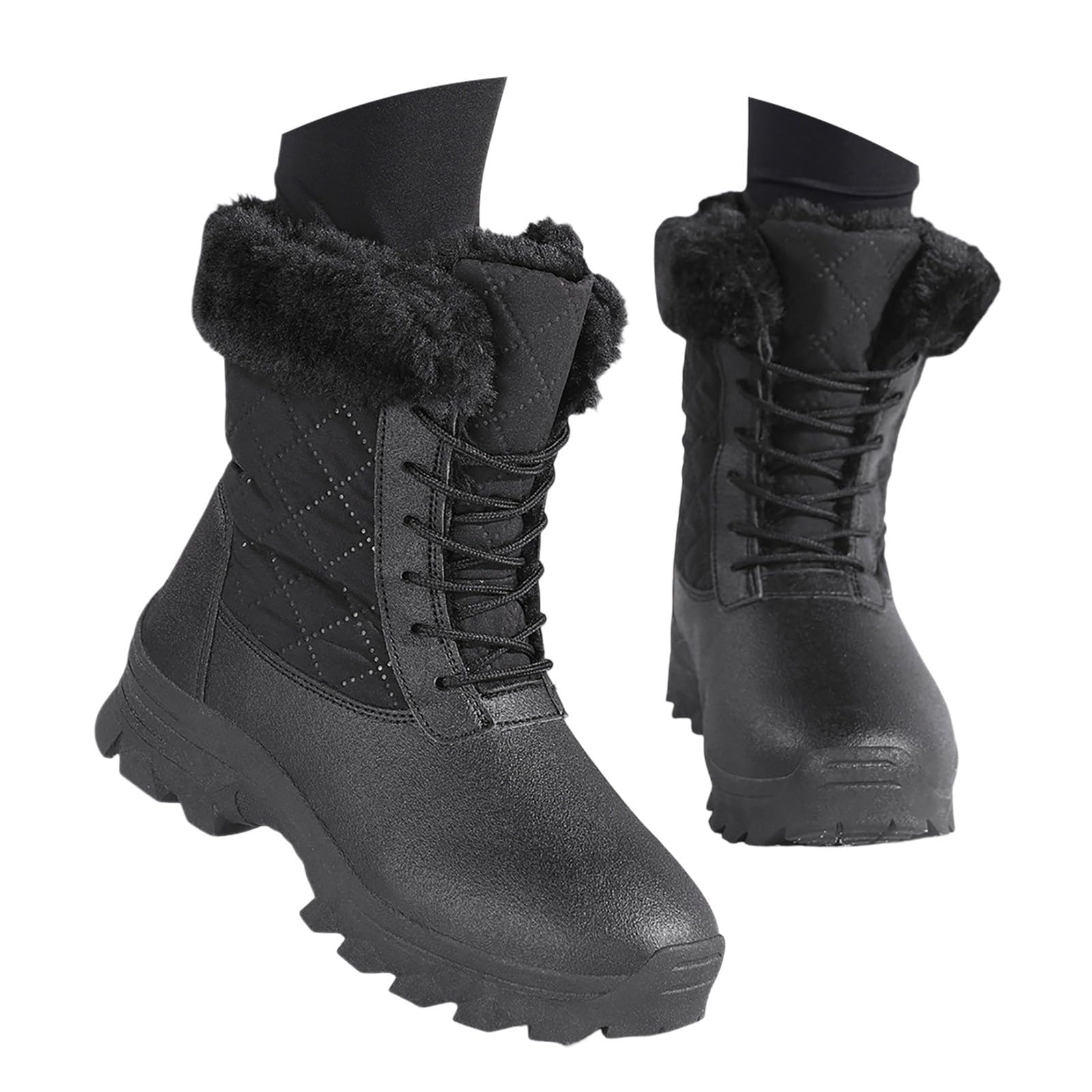 Apres Ski Femme Bottes De Neige Boots Chaussures Randonnée Grand Froid Bottine Fourrees Botte Hiver Chaud Glacia Barefoot Après Imperméable D'hiver Chaussure Pour Impermeable Chaude Bottines Fourrées