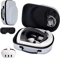 Vista 1 de wonlince Hard Carrying Case for Meta Quest 3Compatible Meta Quest 3 accessory with ELITE headband, touch controller and other accessoriesStylish