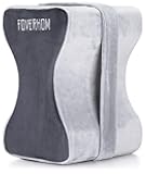 foverhom Memory Foam Knee Pillow,Orthopedic Leg Pillow for Sciatica Relief,Back Pain, Pregnancy, Leg Pain, Hip Pain and Sciatica Relief, Grey