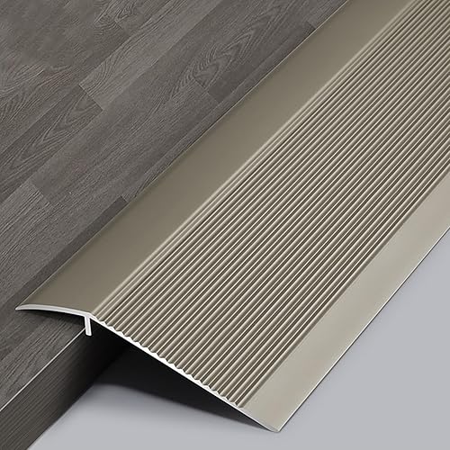 Miniatura 10 de Tira de transición de piso de aluminio, tira de transición de piso de madera a azulejo, umbral reductor, tira de transición de piso para espacio de