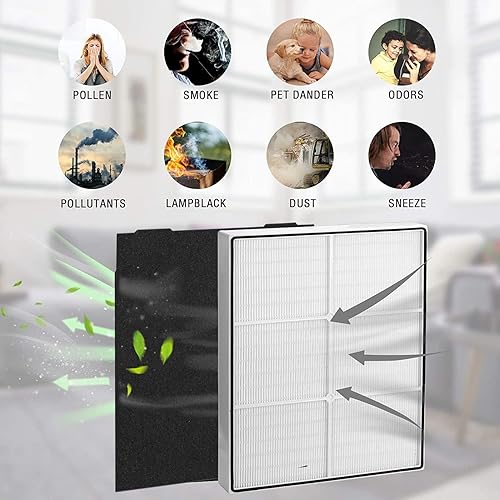 Miniatura 3 de Filtro de repuesto 510 y 450, compatible con purificadores de aire Whirlpool Whispure 8171434K 1183054K 1183054 AP300 AP350 AP450 AP510, 1 filtro