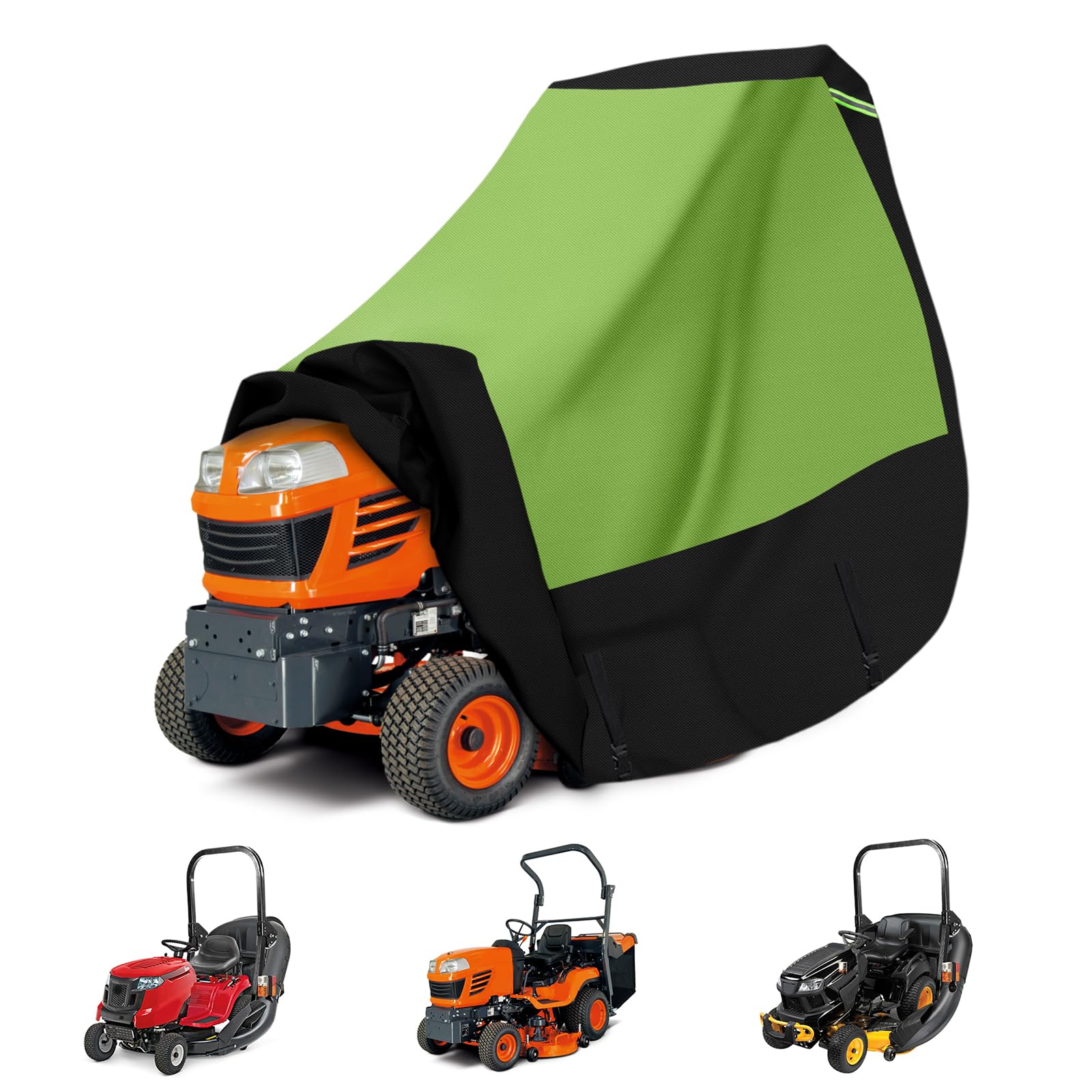 Copertura universale per tosaerba, copertura per tosaerba fino a 157,5 cm, in tessuto Oxford 600D, con fibbia antivento, per protezione da neve, pioggia, polvere, grandine