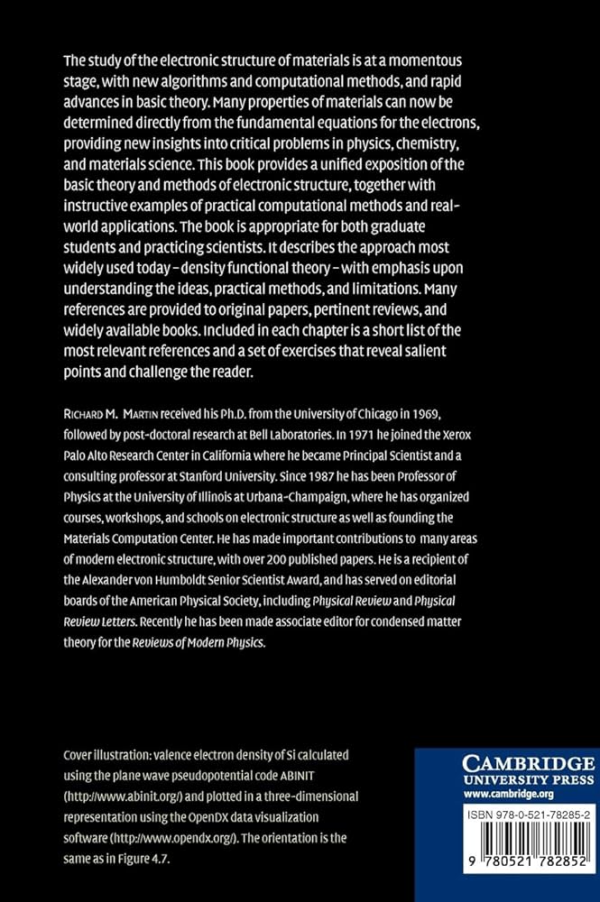 Electronic Structure: Basic Theory and Practical Methods Martin， Richard M. Electronic Structure: Basic Theory and Practical Methods