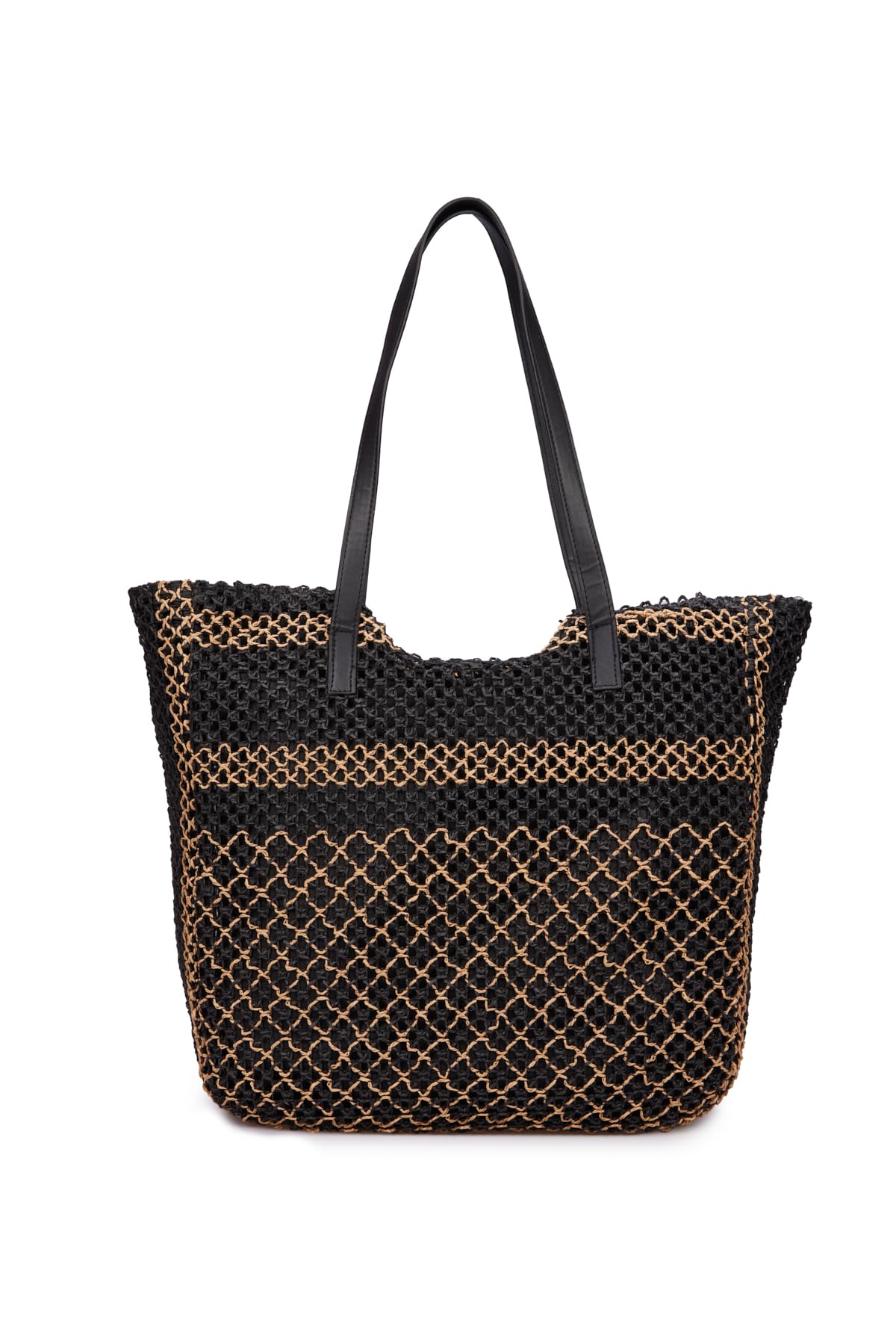 PİERRE CARDİN Kağıt Keten, SİYAH, 38x36x12