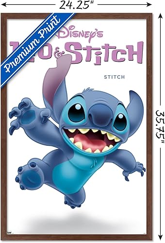 Miniatura 3 de Trends International Disney Lilo and Stitch - Póster de pared de la serie Stitch Feature Series, 34 pulgadas de largo x 22.4 pulgadas, versión